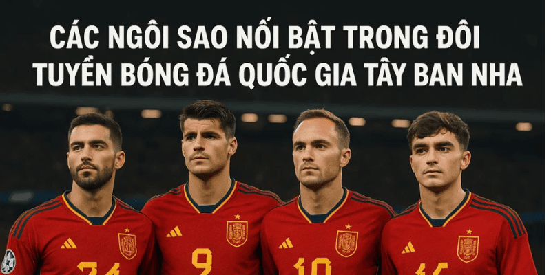 Các ngôi sao nổi bật trong đội tuyển bóng đá quốc gia Tây Ban Nha