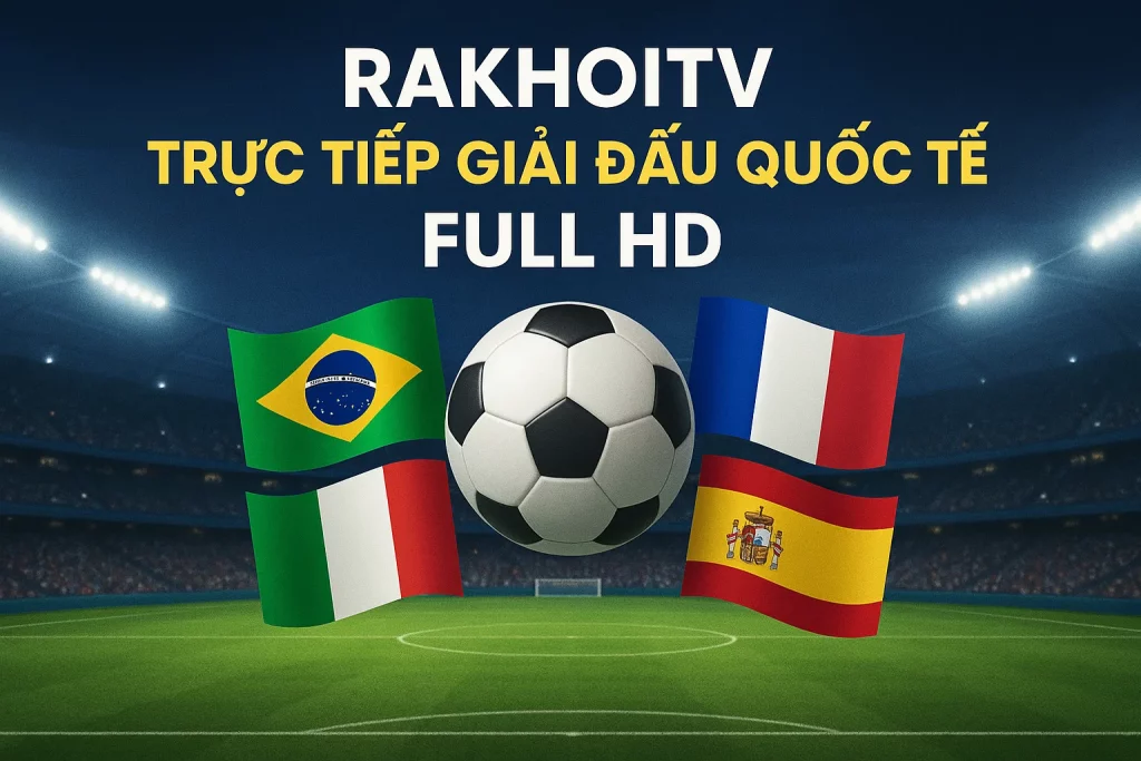 RakhoiTV trực tiếp giải đấu quốc tế full HD